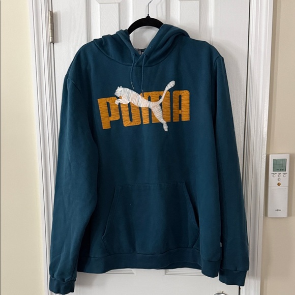 Puma Other - PUMA Men's Teal and Gold Hoodie